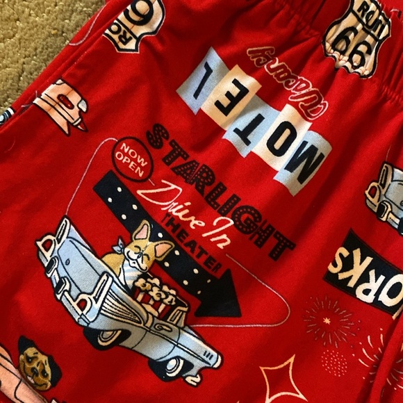 ***NWT*** PATRIOTIC FOURTH OF JULY JUNIORS PAJAMA SHORT SET - Picture 3 of 11